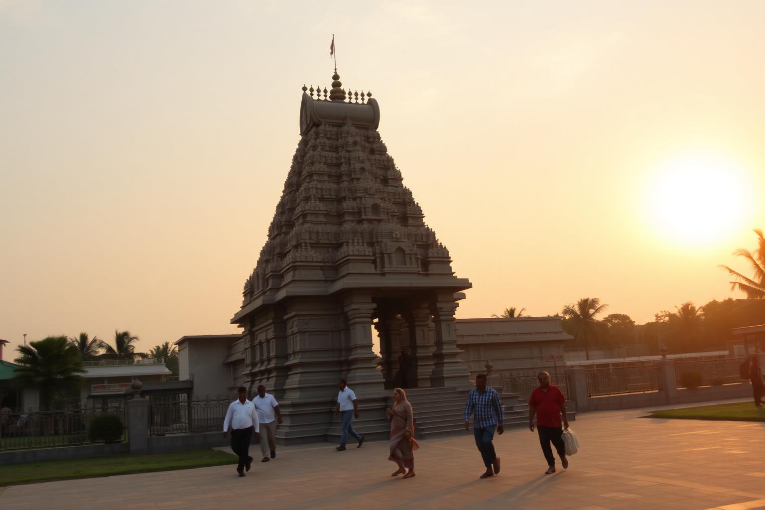Pilgrimage temple visit